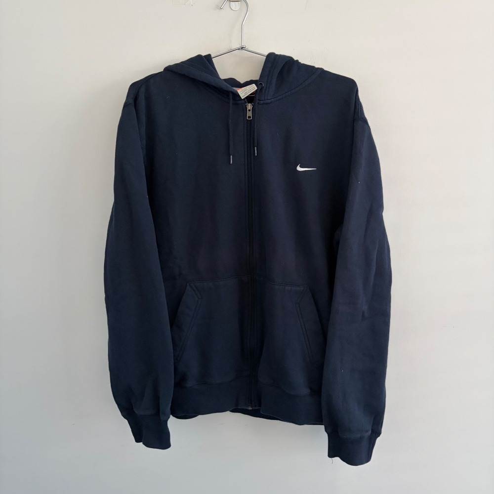 Nike The Athletic Dept Full Zip Hoodie Navy Blue Mens XL
